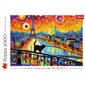 Puzzle Trefl Cat Pariisissa, 1000p. hinta ja tiedot | Palapelit | hobbyhall.fi