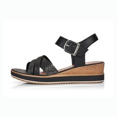 Mustat platform-sandaalit, Remonte hinta ja tiedot | Naisten avokkaat ja sandaalit | hobbyhall.fi