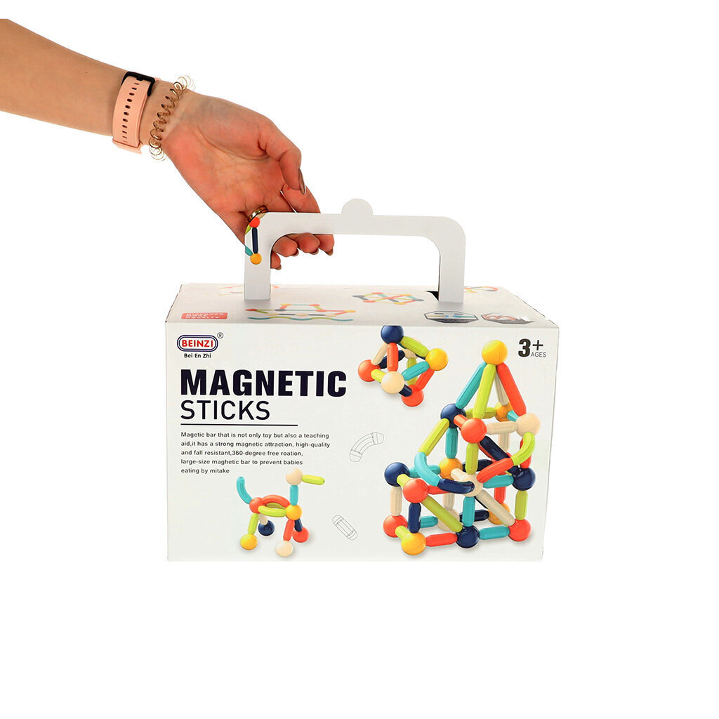 Beinzi magneettipalikat, 64 kpl hinta ja tiedot | LEGOT ja rakennuslelut | hobbyhall.fi