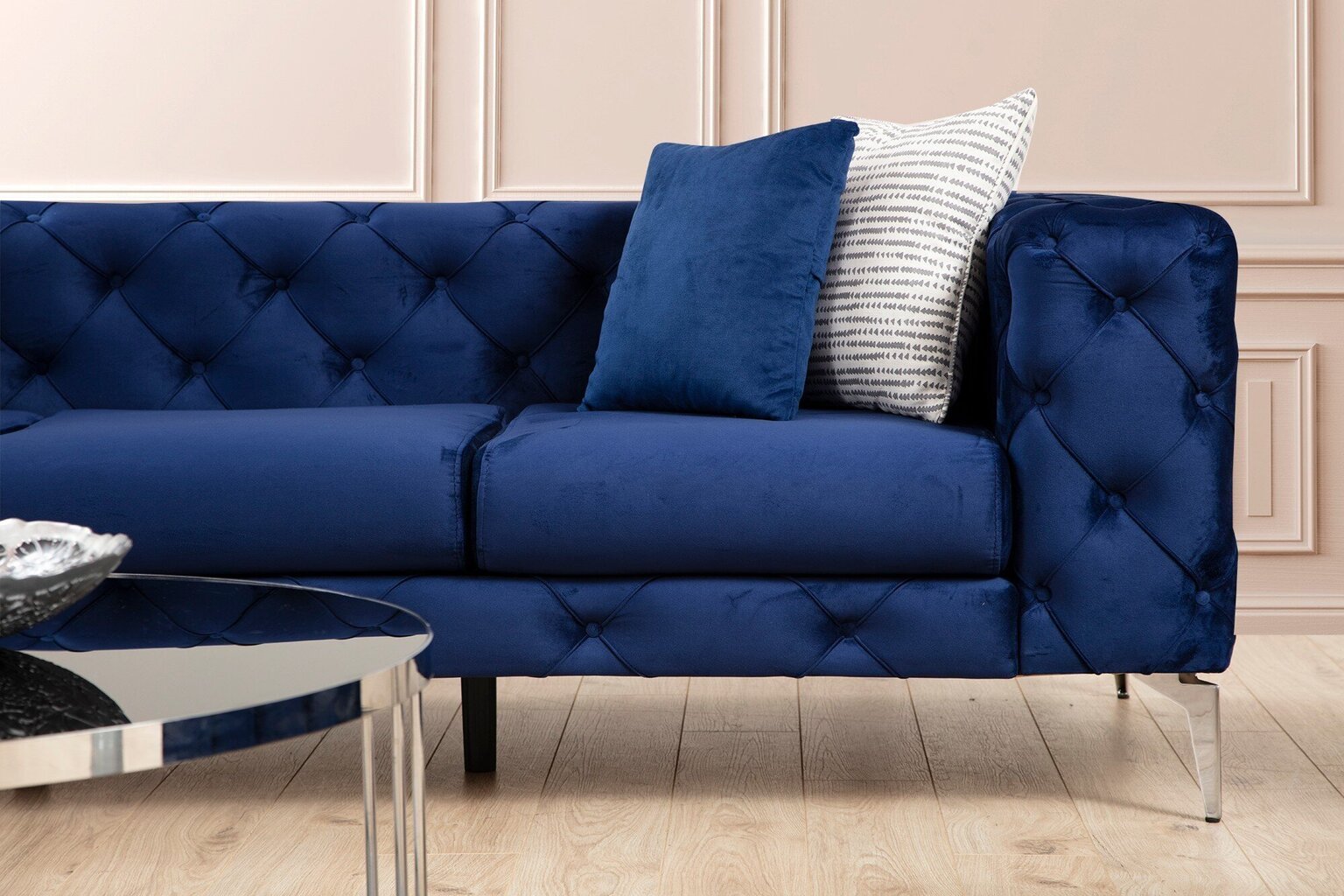 Kahden hengen sohva Atelier Del Sofa Como, sininen hinta ja tiedot | Sohvat ja vuodesohvat | hobbyhall.fi