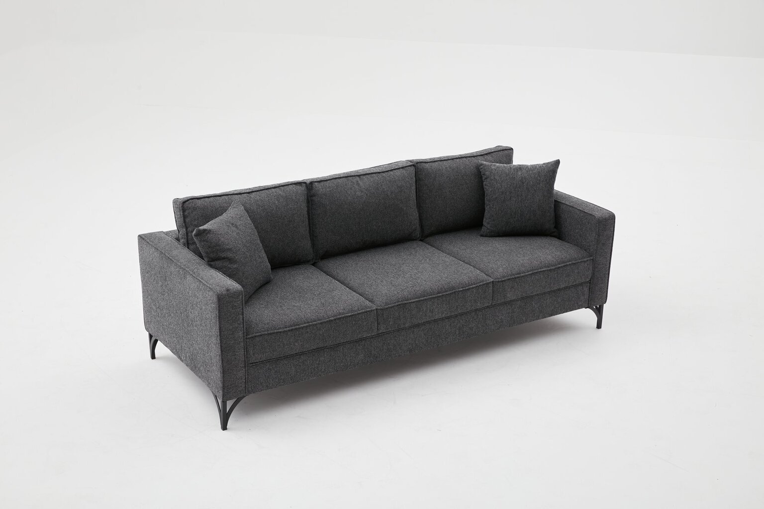 Kolmen istuttava sohva Atelier Del Sofa Berlin, harmaa hinta ja tiedot | Sohvat ja vuodesohvat | hobbyhall.fi