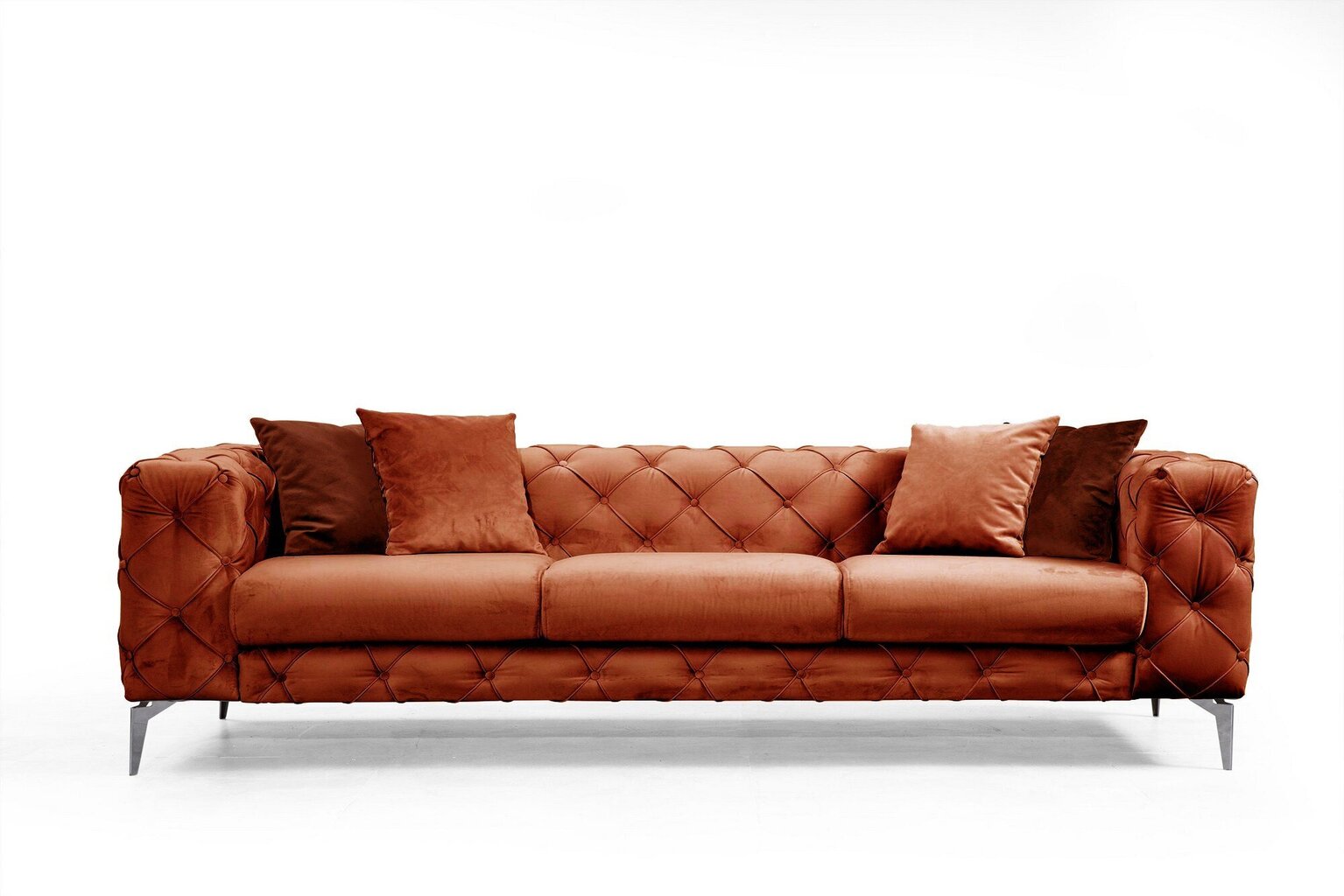 Kolmen istuttava sohva Atelier Del Sofa Como, oranssi hinta ja tiedot | Sohvat ja vuodesohvat | hobbyhall.fi