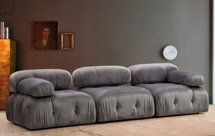 Kolmen istuttava sohva Atelier Del Sofa Bubble, harmaa hinta ja tiedot | Sohvat ja vuodesohvat | hobbyhall.fi