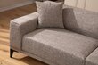 Parivuodesohva Atelier Del Sofa Petra 2, ruskea hinta ja tiedot | Sohvat ja vuodesohvat | hobbyhall.fi