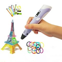 3D-kynä +60m muovifilamentti, vaaleanpunainen hinta ja tiedot | Älylaitteiden lisätarvikkeet | hobbyhall.fi