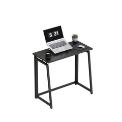 Taitettava työpöytä Leader 1.5 Musta hinta ja tiedot | Tietokonepöydät ja työpöydät | hobbyhall.fi