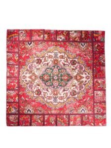 Vintage Tabriz matto, Eleganssi puhdasta 160*160 cm, 100% puuvillaa hinta ja tiedot | Isot matot | hobbyhall.fi