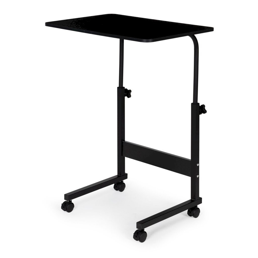 Liikuteltava pöytä, 43 x 39 x 8 cm, musta hinta ja tiedot | Tietokonepöydät ja työpöydät | hobbyhall.fi