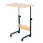 Liikuteltava pöytä, 43 x 39 x 83 cm, ruskea hinta ja tiedot | Tietokonepöydät ja työpöydät | hobbyhall.fi