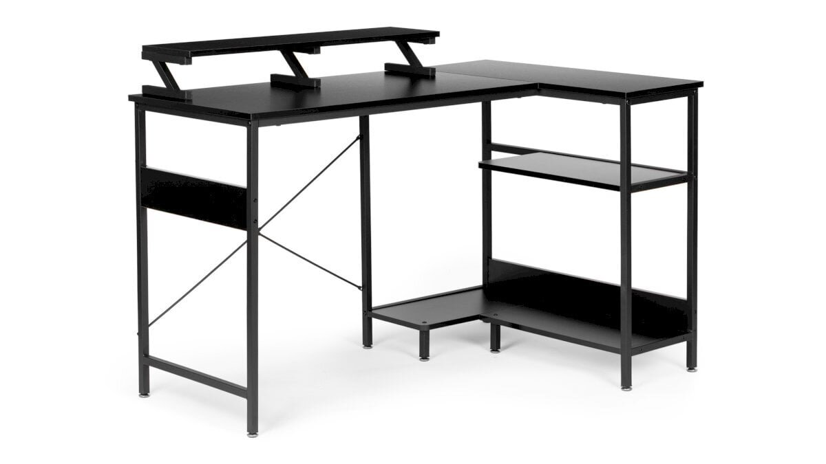 Tietokonepöytä, kulma, 120 x 50 cm hinta ja tiedot | Tietokonepöydät ja työpöydät | hobbyhall.fi