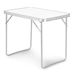 Taitettava puutarhapöytä, ModernHome, 70 x 50 cm, valkoinen hinta ja tiedot | Puutarhapöydät | hobbyhall.fi