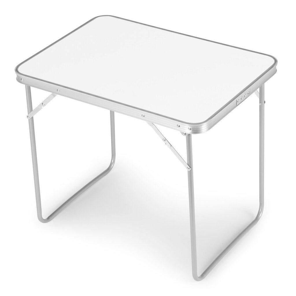 Taitettava puutarhapöytä, ModernHome, 70 x 50 cm, valkoinen hinta ja tiedot | Puutarhapöydät | hobbyhall.fi