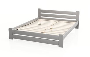 Sänky + patja + suojapatja TRIO KS1, 80x200cm, harmaa hinta ja tiedot | Sängyt | hobbyhall.fi