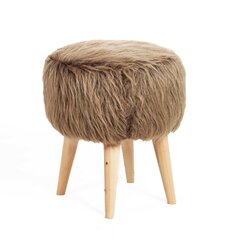 Savannah Shaggy Fawn puffi hinta ja tiedot | Säkkituolit, rahit ja penkit | hobbyhall.fi