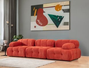 Kolmen istuttava sohva Atelier Del Sofa Doblo, punainen hinta ja tiedot | Sohvat ja vuodesohvat | hobbyhall.fi
