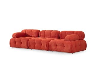 Kolmen istuttava sohva Atelier Del Sofa Doblo, punainen hinta ja tiedot | Sohvat ja vuodesohvat | hobbyhall.fi