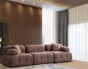 Kolmen istuttava sohva Atelier Del Sofa Doblo, ruskea hinta ja tiedot | Sohvat ja vuodesohvat | hobbyhall.fi
