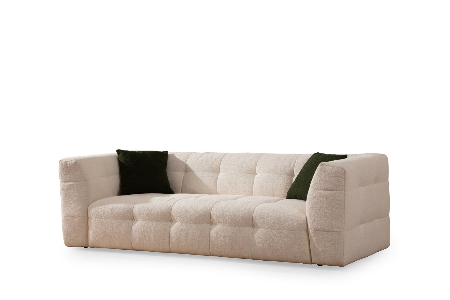 Kolmen hengen sohva Atelier Del Sofa Cady, beige hinta ja tiedot | Sohvat ja vuodesohvat | hobbyhall.fi