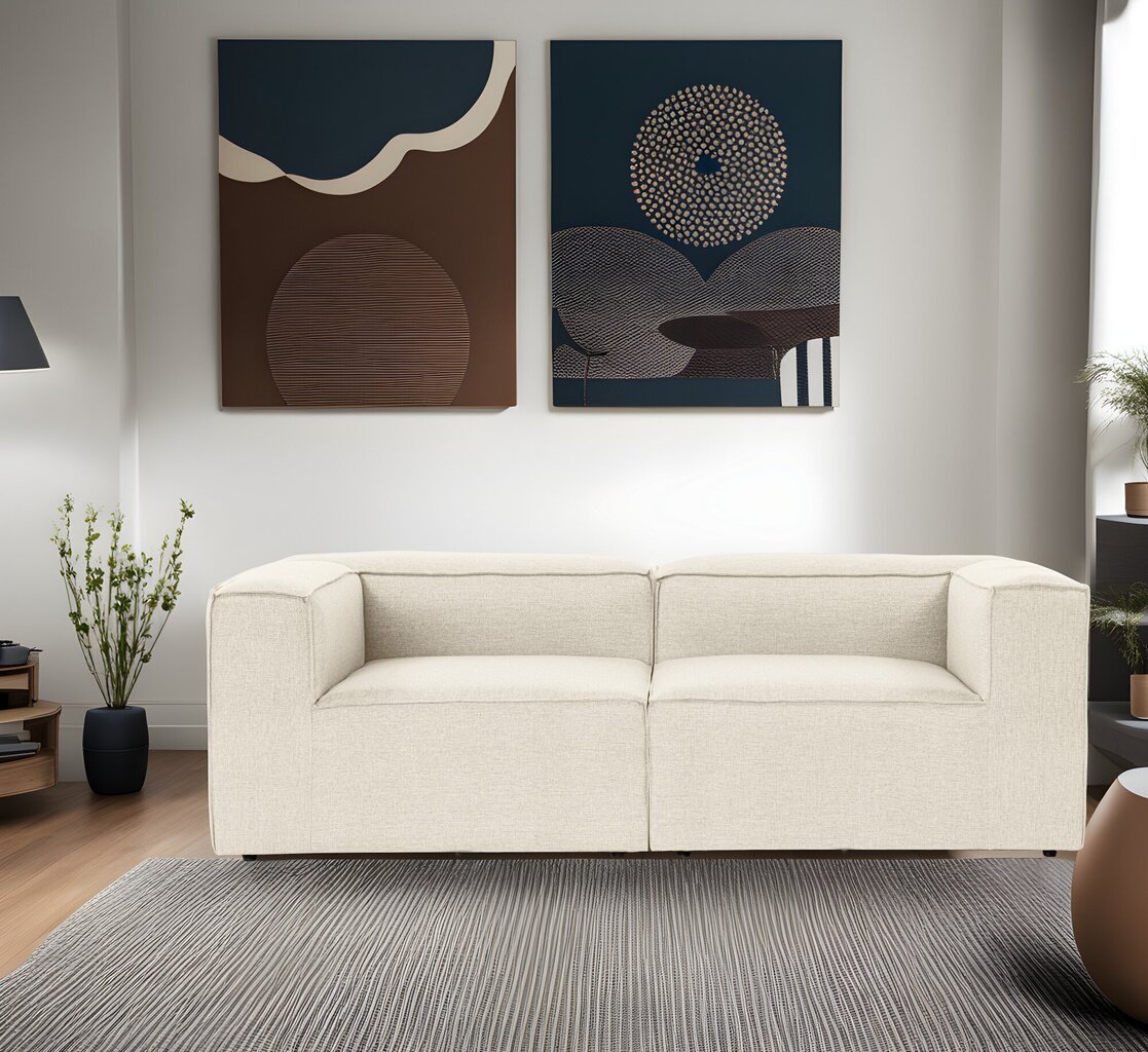 Sohva Atelier Del Sofa Fora 2, beige hinta ja tiedot | Sohvat ja vuodesohvat | hobbyhall.fi