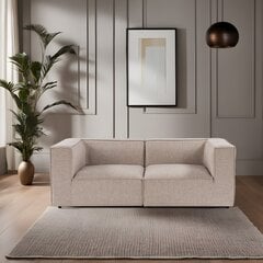 Kahden hengen sohva Atelier Del Sofa Sora 2, beige hinta ja tiedot | Sohvat ja vuodesohvat | hobbyhall.fi