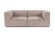 Kahden hengen sohva Atelier Del Sofa Sora 2, beige hinta ja tiedot | Sohvat ja vuodesohvat | hobbyhall.fi