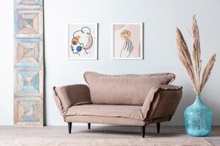 Vuodesohva Atelier Del Sofa Vino sohva, roosa hinta ja tiedot | Sohvat ja vuodesohvat | hobbyhall.fi