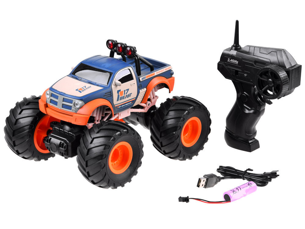 Monster Truck Big Foot kaukosäädinauto hinta ja tiedot | Poikien lelut | hobbyhall.fi