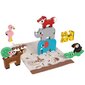 Pinottavat puueläimet, Tooky Toy, 9 kpl hinta ja tiedot | Poikien lelut | hobbyhall.fi