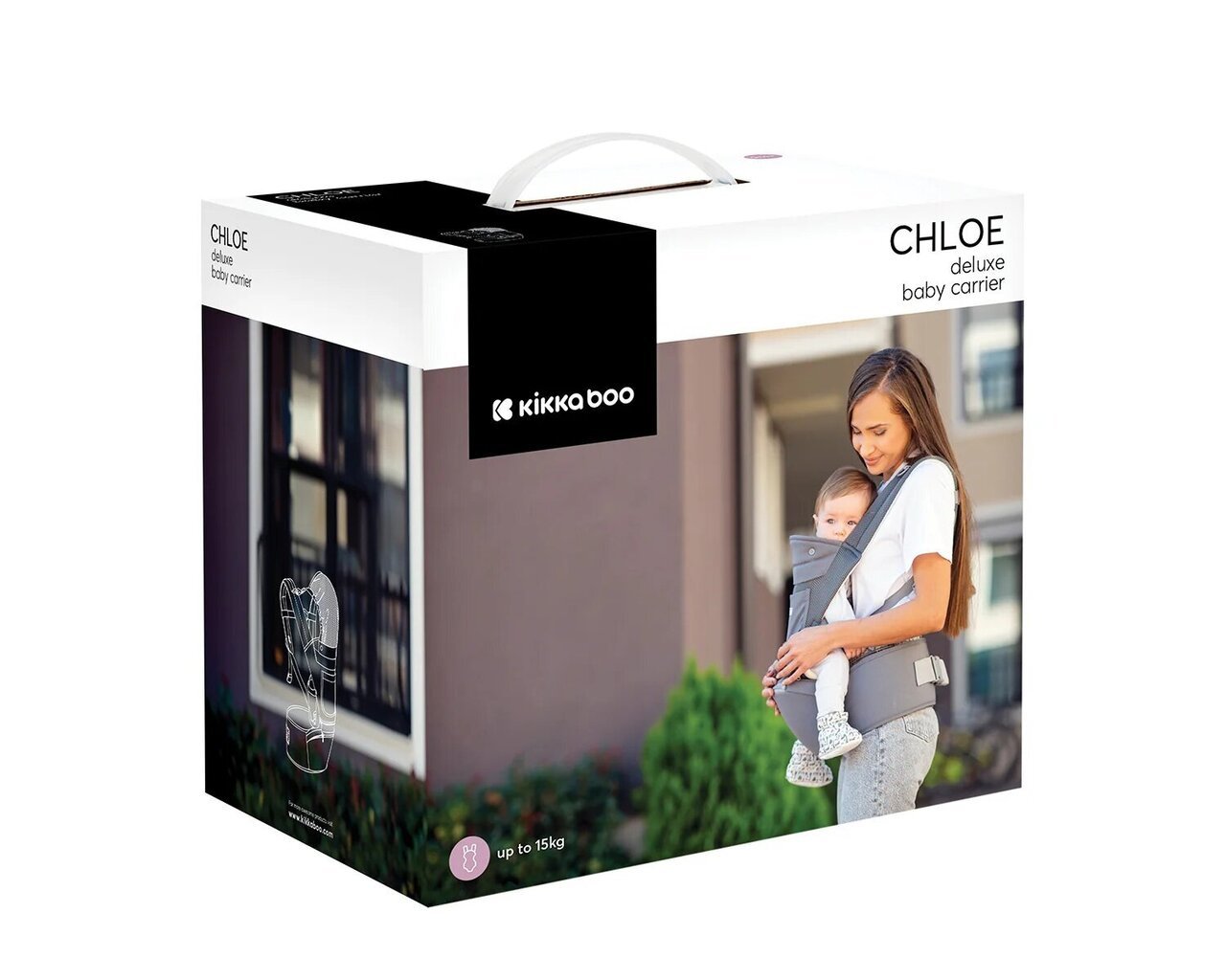 Kantoreppu KikkaBoo kantoreppu Chloe 3in1, Mesh Black hinta ja tiedot | Kantoreput | hobbyhall.fi