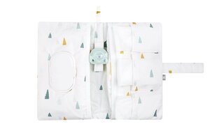 Vaippalaukku KikkaBoo Elephant Time, valkoinen hinta ja tiedot | Vauvan hoitoalustat ja tekstiilit | hobbyhall.fi
