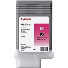 Muste Canon PFI104 Dye Magenta | 130 ml iPF650/655/750/755 hinta ja tiedot | Mustekasetit | hobbyhall.fi