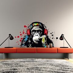 Musiikkia rakastava apina seinätarra hinta ja tiedot | Sisustustarrat | hobbyhall.fi
