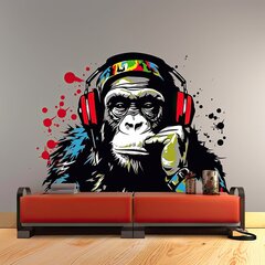 Musiikkia rakastava apina seinätarra hinta ja tiedot | Sisustustarrat | hobbyhall.fi