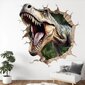 3D illuusio seinätarra, dinosaurukset hinta ja tiedot | Sisustustarrat | hobbyhall.fi