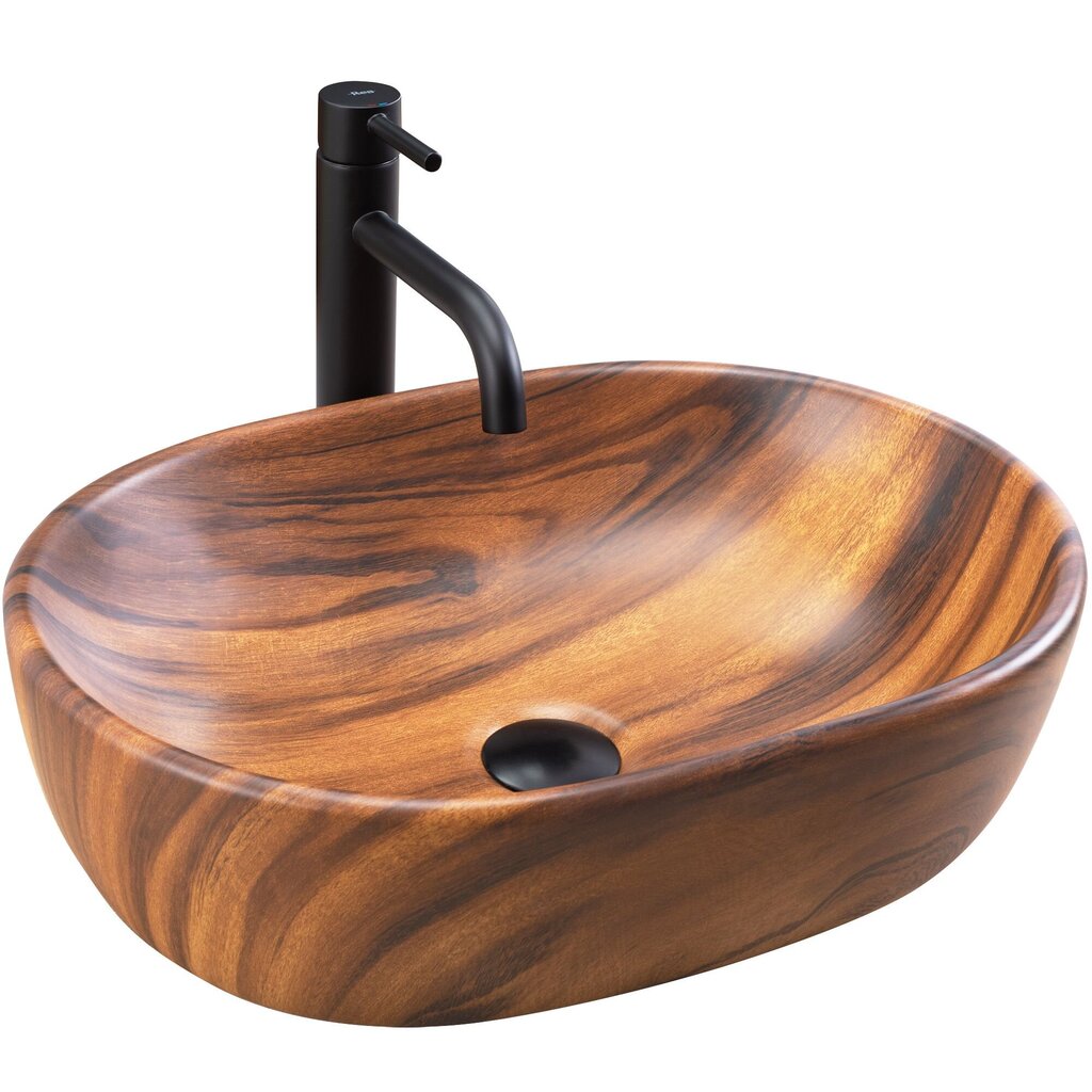 Pesuallas Washbasin Rea Amelia Wood Matt hinta ja tiedot | Pesualtaat | hobbyhall.fi