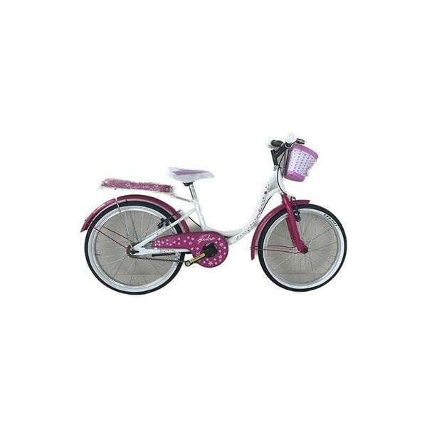 Lasten pyörä Coppi Donna 20", valkoinen/pinkki