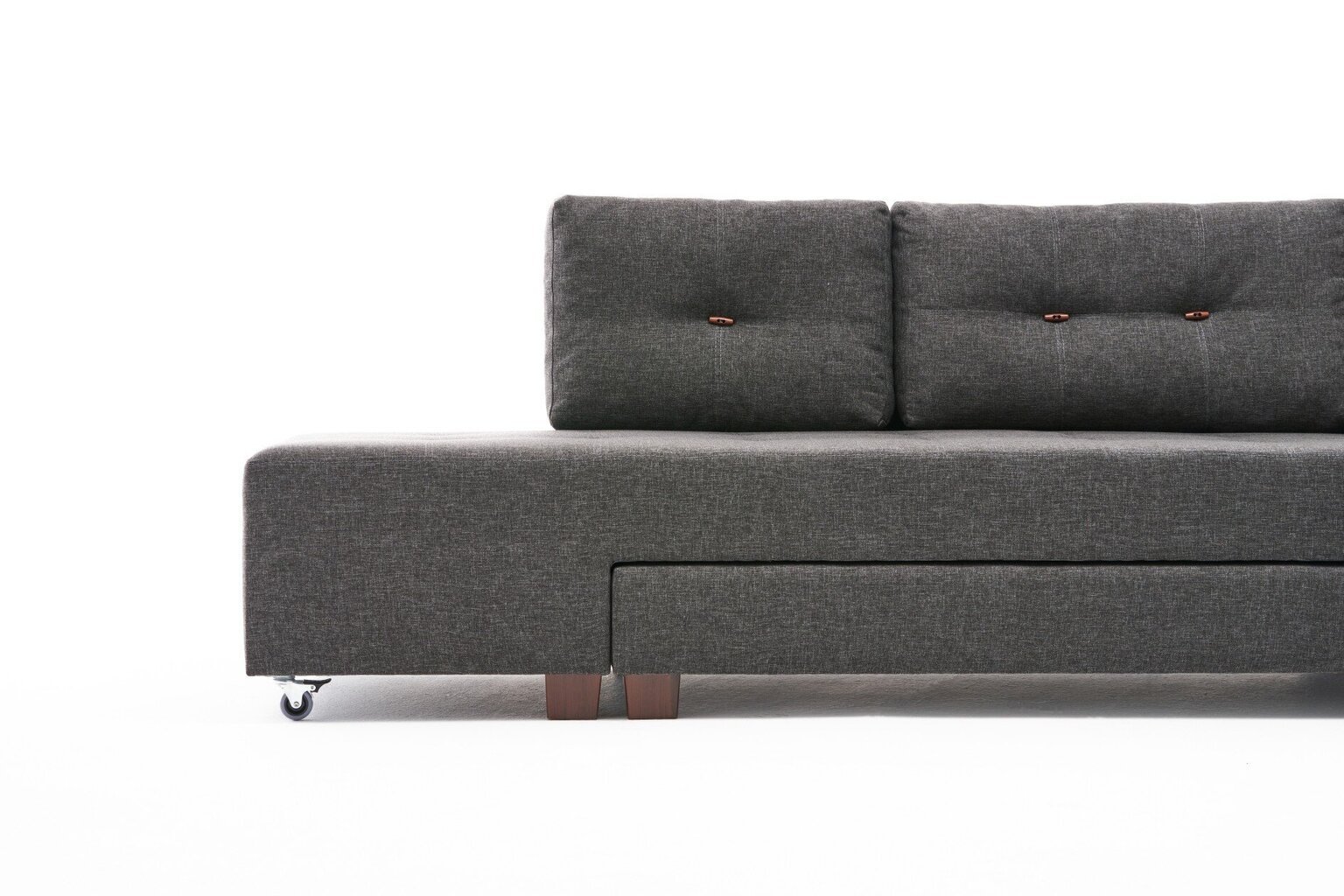 Kulmasohva Asir Manama Corner Sofa Bed Left, harmaa hinta ja tiedot | Kulmasohvat ja divaanisohvat | hobbyhall.fi