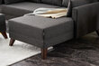 Kulmasohva Asir Bella Mini Corner Sofa Right, harmaa hinta ja tiedot | Kulmasohvat ja divaanisohvat | hobbyhall.fi