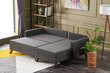 Kulmasohva Asir Bella Mini Corner Sofa Right, harmaa hinta ja tiedot | Kulmasohvat ja divaanisohvat | hobbyhall.fi