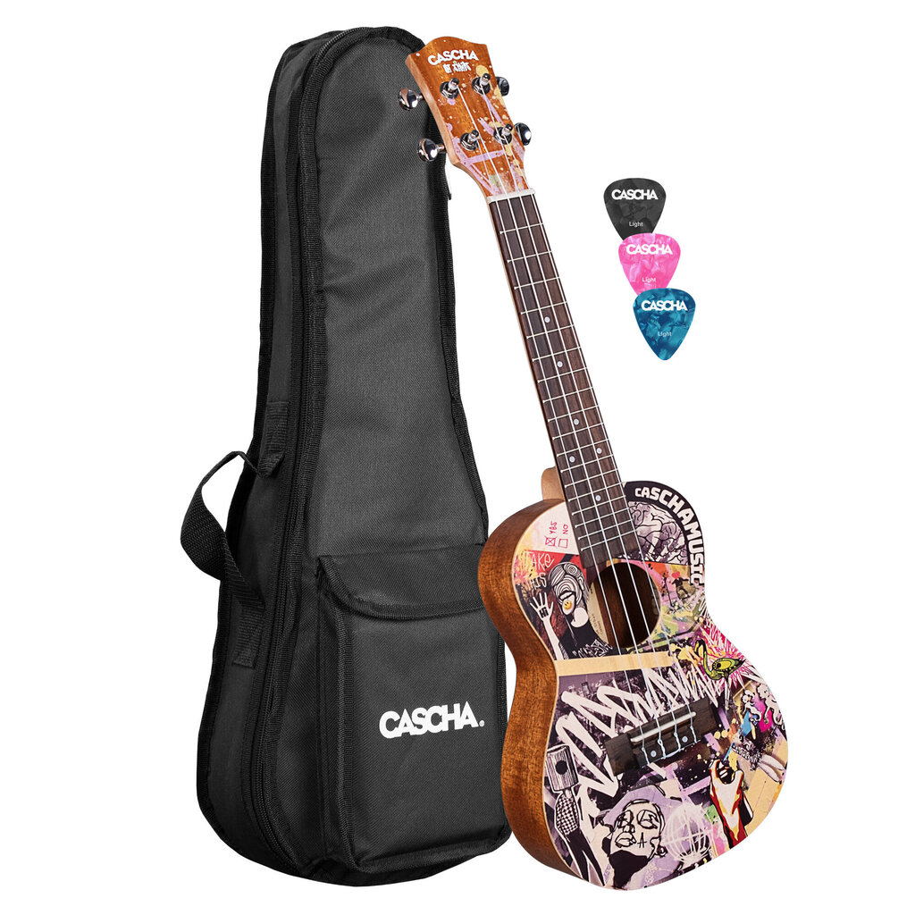 Konserttiukulele Cascha HH 2604 hinta ja tiedot | Kitarat | hobbyhall.fi