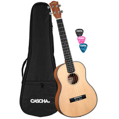 Baritoniukulele Cascha Spruce Solid Top HH 2244 hinta ja tiedot | Kitarat | hobbyhall.fi