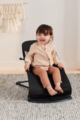 Sitteri BabyBjörn Balance Soft Woven, musta/harmaa hinta ja tiedot | Sitterit | hobbyhall.fi