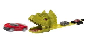 Teamsterz dinosaurusrata + 3 autoa hinta ja tiedot | Poikien lelut | hobbyhall.fi