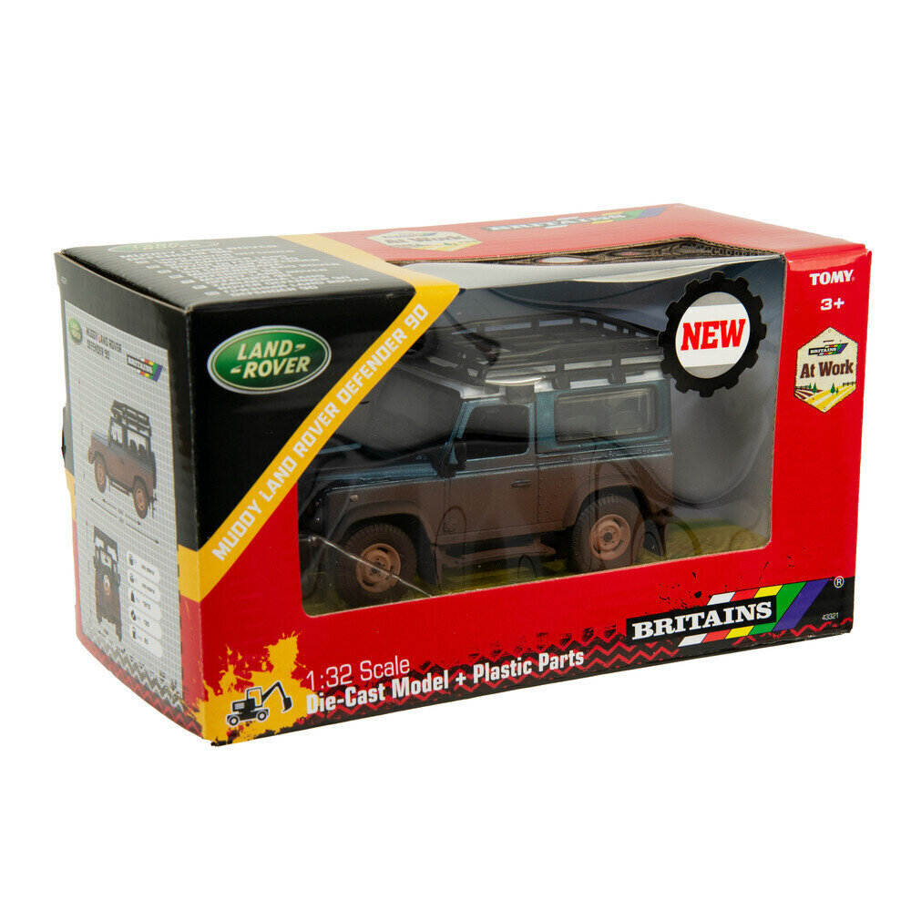 Tomy Britains LandRover Defender mutainen 43321 hinta ja tiedot | Poikien lelut | hobbyhall.fi