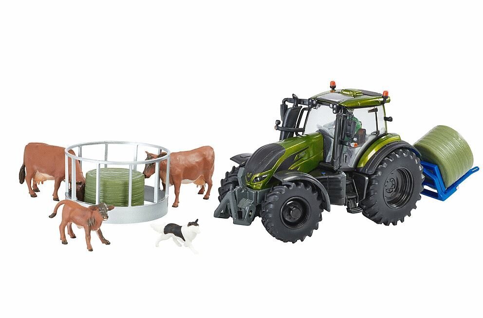 Tomy Britains Metalic Green Valtra setti 43323 hinta ja tiedot | Poikien lelut | hobbyhall.fi