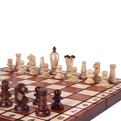 Puinen shakki King's, 35x35 cm hinta ja tiedot | Lautapelit ja älypelit | hobbyhall.fi