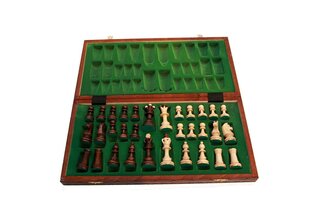 Puinen shakki Junior, 42x42 cm hinta ja tiedot | Lautapelit ja älypelit | hobbyhall.fi