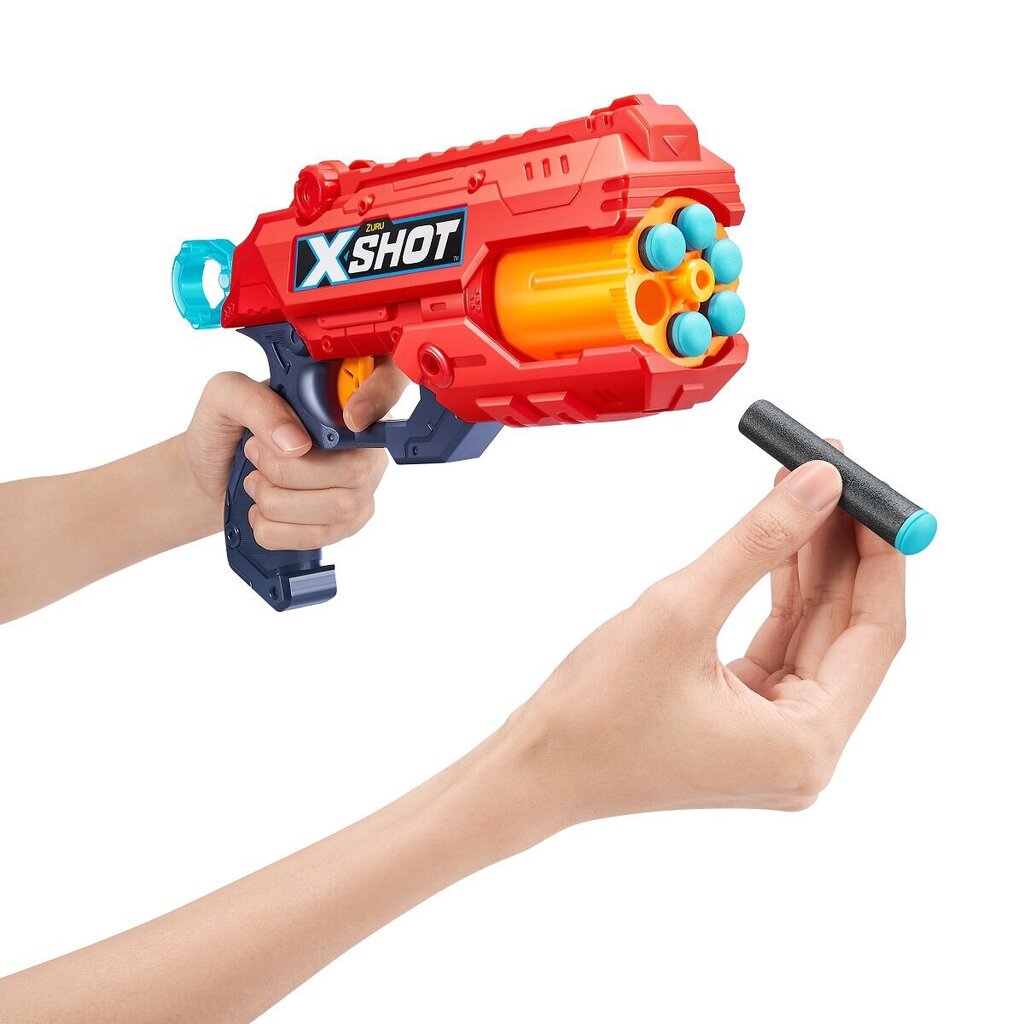Zuru X-Shot Reflex 6 leikkiase 12 laukausta hinta ja tiedot | Poikien lelut | hobbyhall.fi