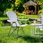 Kokoontaitettava tuoli, valkoinen hinta ja tiedot | Puutarhatuolit | hobbyhall.fi