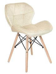 Pehmustettu tuoli, beige hinta ja tiedot | Ruokapöydän tuolit | hobbyhall.fi